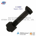 Square Head Bolts with Nut and Washer for Rail Fastening System